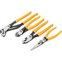 PITBULL Mixed Dual Material Plier Set, 4 Pieces O-Max