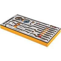 MEGAMOD Master Mechanics Tool Set in Premium Modular Foam Trays with Tool Storage, 1268 Pieces O-Max