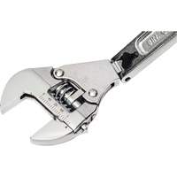 Cl&eacute; flexible &agrave; rochet ajustable, 8" lo, la max. 2-27/50", Chrome/Poli O-Max