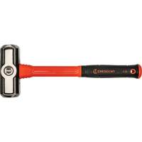 Fiberglass Engineer Hammer, 4 lbs Head Weight, 14" L O-Max