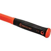 Fiberglass Engineer Hammer, 4 lbs Head Weight, 14" L O-Max