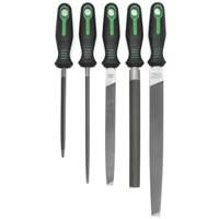Jeu anniversaire de limes avec manches ergonomiques, 5 pi&egrave;ces O-Max
