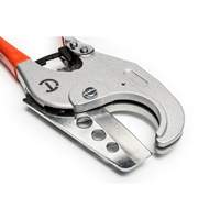 Ratcheting PVC Pipe Cutter with Dipped Grips, 1/4"- 2-3/8" Capacity O-Max
