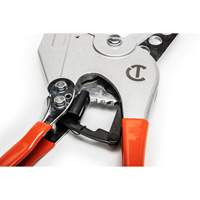 Ratcheting PVC Pipe Cutter with Dipped Grips, 1/4"- 2-3/8" Capacity O-Max