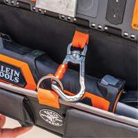 Module pour grande poche avec crochet en S Bucket Work Centre, Nylon, 3 pochettes, Noir/Orange O-Max