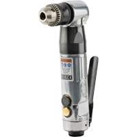 Perceuse pneumatique &agrave; angle, 20,5 pi, cu/min, 1/4" NPT, 98 dBA, 3/8" mandrin, Avec cl&eacute; O-Max