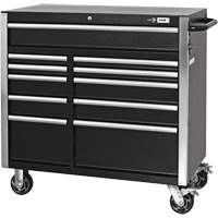 HDCC-4115 HD Series Toolbox Combo, 21-1/2" D x 44-1/5" W x 63-3/10" H, Black O-Max