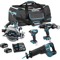 XGT Brushless 4-Tool Combo Kit, Lithium-Ion, 40 V O-Max