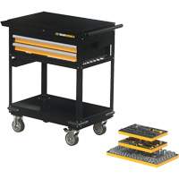 Mechanics Tool Set in Modular Foam Trays with Storage Unit, 194 Pieces O-Max