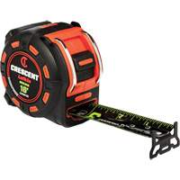 Ruban &agrave; mesurer Shockforce NITE EYE, 1-1/4" x 16', Marques de goujon SAE O-Max