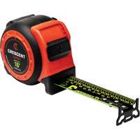  Ruban &agrave; mesurer CONTROLTOUCH NITE EYE, 1-3/16" x 16', Marques de goujon SAE O-Max