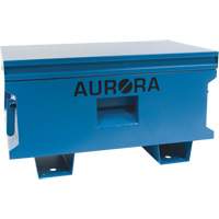 Jobsite Tool Box, 33" x 20-3/10" x 18-3/10", Steel, Blue O-Max