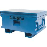 Jobsite Tool Box, 33" x 20-3/10" x 18-3/10", Steel, Blue O-Max