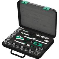 8100 SB 4 Zyklop Speed Ratchet Set, 38 Pcs, 3/8" Drive Size O-Max