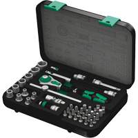 8100 SA 4 Zyklop Speed Ratchet Set, 41 Pcs, 1/4" Drive Size O-Max