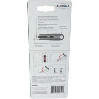 Couteau de s&eacute;curit&eacute; r&eacute;tractable standard, Acier inoxydable, Prise en Caoutchouc O-Max