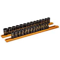 Jeu de douilles d'extraction Bolt Biter, 28 Mcx, Chocs, Prise de 1/4"/3/8" O-Max