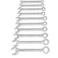 SAE Midget Wrench Set, Combination, 10 Pieces, Imperial O-Max