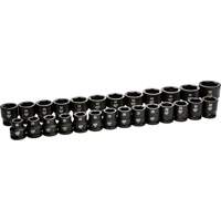 Jeu de douilles m&eacute;triques &agrave; 6 pans, 26 Mcx, Chocs, Prise de 3/4" O-Max
