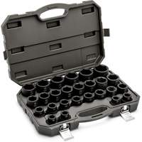 Jeu de douilles m&eacute;triques &agrave; 6 pans, 26 Mcx, Chocs, Prise de 3/4" O-Max