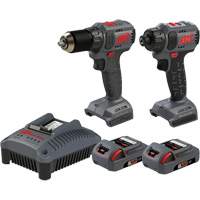 Compact Drill & Screwdriver Cordless Combo Tool Kit, Lithium-Ion, 20 V O-Max