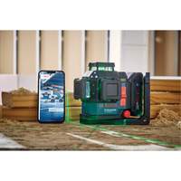 360 Connected Green-Beam Three-Plane Leveling and Alignment Laser O-Max