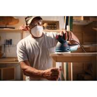 Palm Random Orbit Sander/Polisher, 5" Sand Paper, 2.5 A, 120 V O-Max