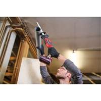 Cordless Compact One-Handed Reciprocating Saw (Tool Only), 18 V, Lithium-Ion Battery, 0-3000 SPM O-Max