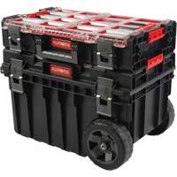 Ensemble roulant de coffres &agrave; outils Arx de 2 morceaux, 23-4/5" x 16" x 20-3/5", Noir O-Max