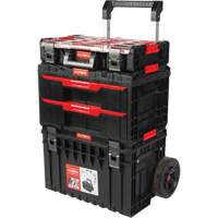 Ensemble de d&eacute;part roulant de coffres &agrave; outils Arx de 3 morceaux, 25-1/5" x 19" x 42-2/5", Noir O-Max