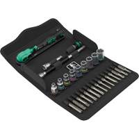 Jeu de cl&eacute; &agrave; cliquet SA 15 Zyklop Comfort avec levier dinversion, 28 Mcx, Prise de 1/4" O-Max