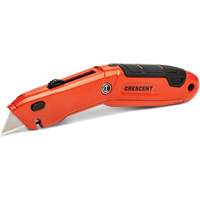 Couteau r&eacute;tractable, Acier, Prise en Aluminium O-Max