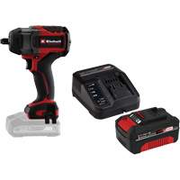 Cl&eacute; &agrave; chocs professionnelle sans fil avec batterie 4 Ah PXC et ensemble de d&eacute;part de chargeur, 18 V, Mandrin 1/2" O-Max