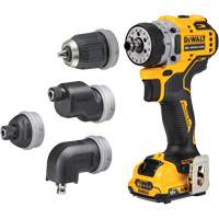 Ensemble perceuse/visseuse sans fil et sans balai XTREME 5-en-1, Lithium-ion, 12 V, Mandrin 3/8" O-Max