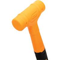 Dead Blow Hammer, 18 oz., Smooth Grip, 11-1/5" L O-Max