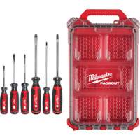 Ensemble de tournevis &agrave; prise coussin&eacute;e avec organisateur compact &agrave; profil bas PACKOUT, 6 m O-Max