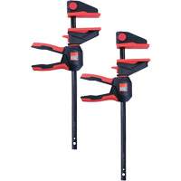 One-Hand Bar Trigger Clamps with 360° Rotating Handle Set, 12" (304.8 mm) O-Max