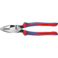 High Leverage Lineman's Pliers New England with Fish Tape Puller, Crimper & KNIPEXTEND Handle O-Max