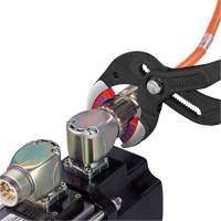 Pipe Gripping Pliers with Replaceable Plastic Jaws, 10" O-Max