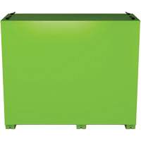 Armoire de rangement d'&eacute;PI sur place, Acier, Vert lime haute visibilit&eacute; O-Max