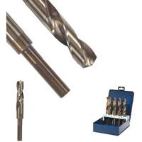 SST+ Prentice Drill Bit, 49/64", High Speed Steel, 3-1/8" Flute, 135° Point O-Max