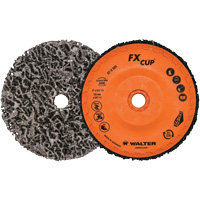 Brosse-boisseau FX, 4-1/2" dia., Oxyde d'aluminium O-Max