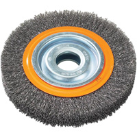 Brosse rotative, 7" dia., Fils 0,118", Arbre 1-1/4" O-Max