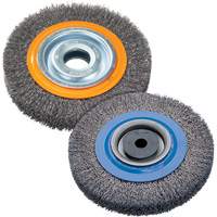 Brosse rotative, 8" dia., Fils 0,118", Arbre 1-1/4" O-Max