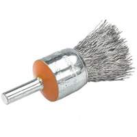 Brosses mont&eacute;es &agrave; fils cr&ecirc;p&eacute;s, 1/2", Fils 0,01", Tige 1/4" O-Max