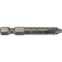 EMBOUTS &agrave; MANDRIN 1/4" PHILLIPS, ACR, Phillips, Embout #1, Prise 1/4", Longueur 1-15/16" O-Max