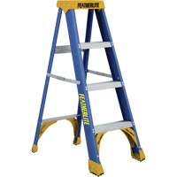 Industrial Duty Stepladders (6300 Series), 4', Fibreglass, 250 lbs. Capacity, Type 1 O-Max