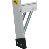 3400 Series Industrial Extra Heavy-Duty Step Ladder, 4', Aluminum, 300 lbs. Capacity, Type 1A O-Max