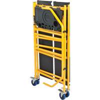 Jobsite Series 4' Safety Rail & Tool Shelf Scaffold Kit, Steel Frame, 49-1/2" D x 57-3/4" H O-Max