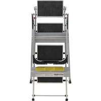 Tilt & Roll Step Stool Ladder, 4 Steps, 44.25" x 22.13" x 59" High VD440 | O-Max